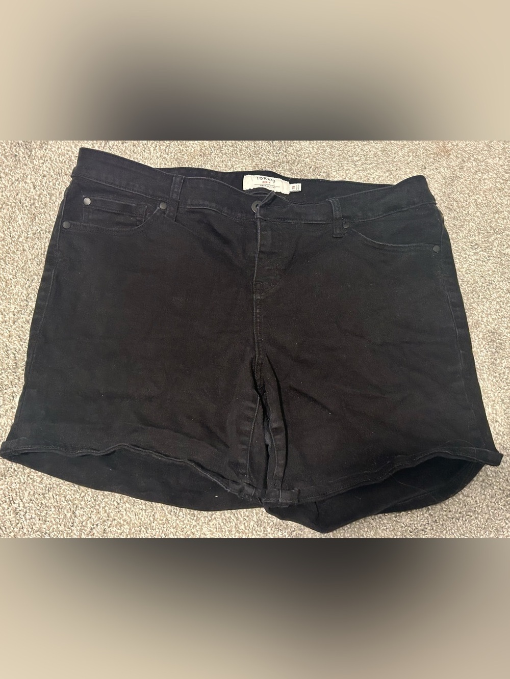 torrid Black Jean Shorts